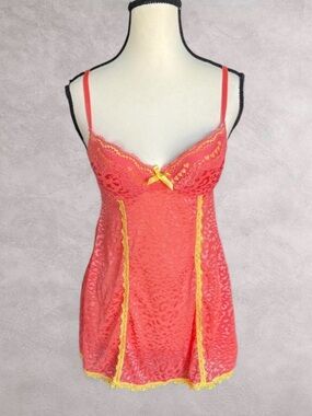 Passion Forever Lace Underwire Babydoll Chemise - S/C